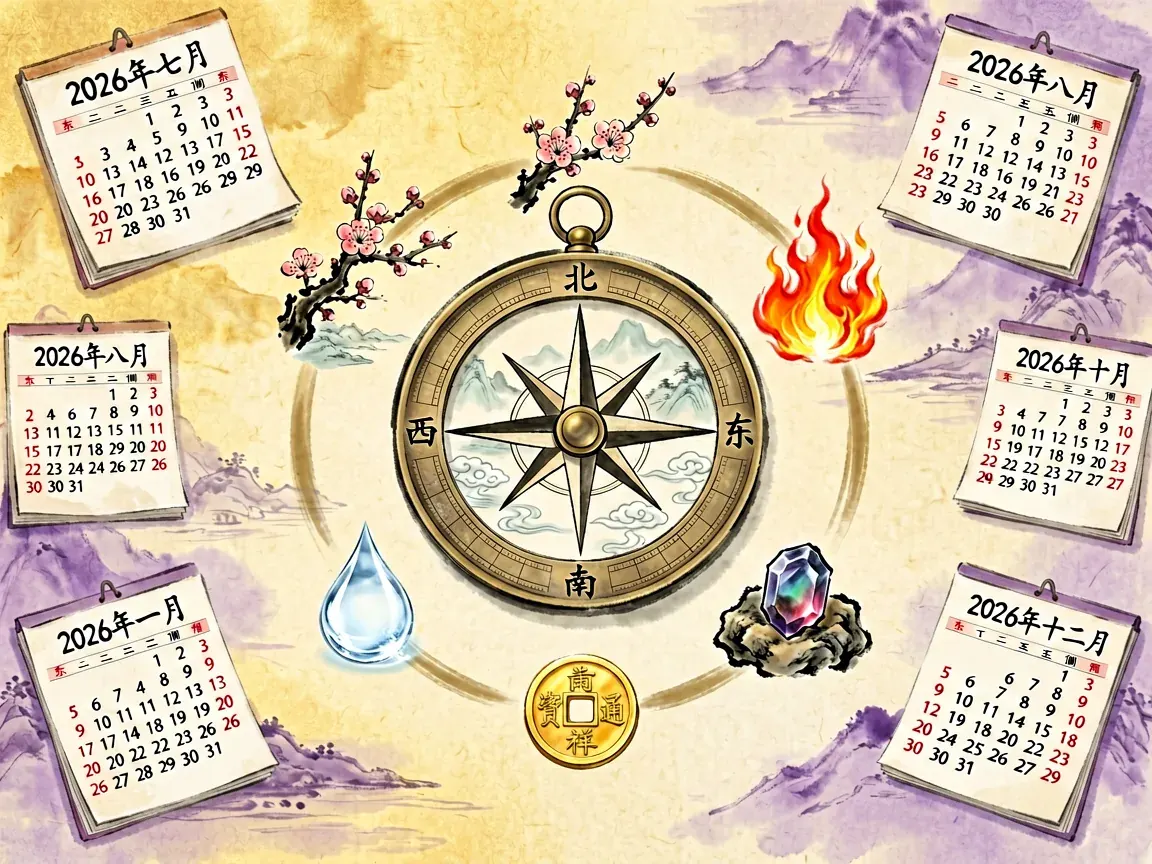 2026 年下半年流年运势展望：五行能量转折与机遇