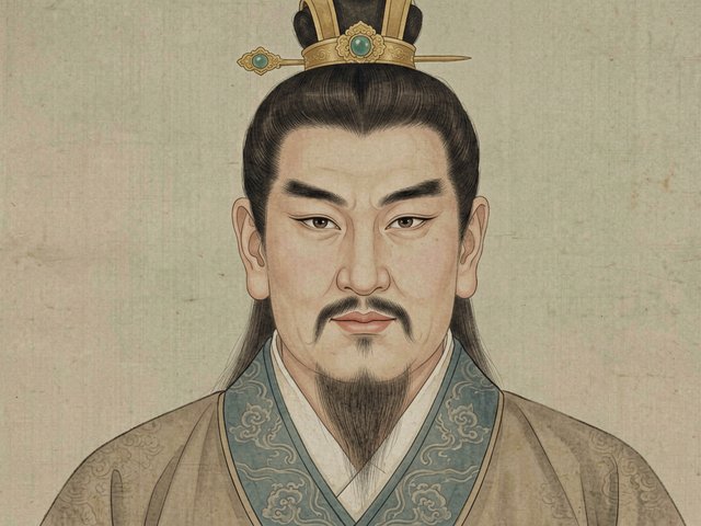 耳高于眉格示例：刘备