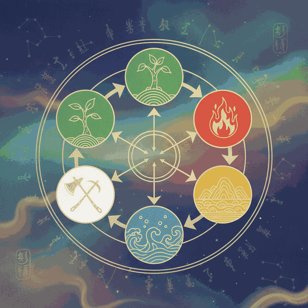 Five Elements energy map