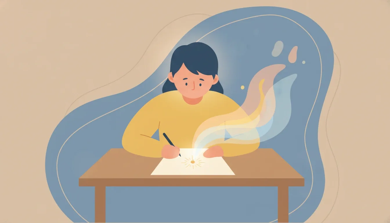 Test anxiety reset illustration