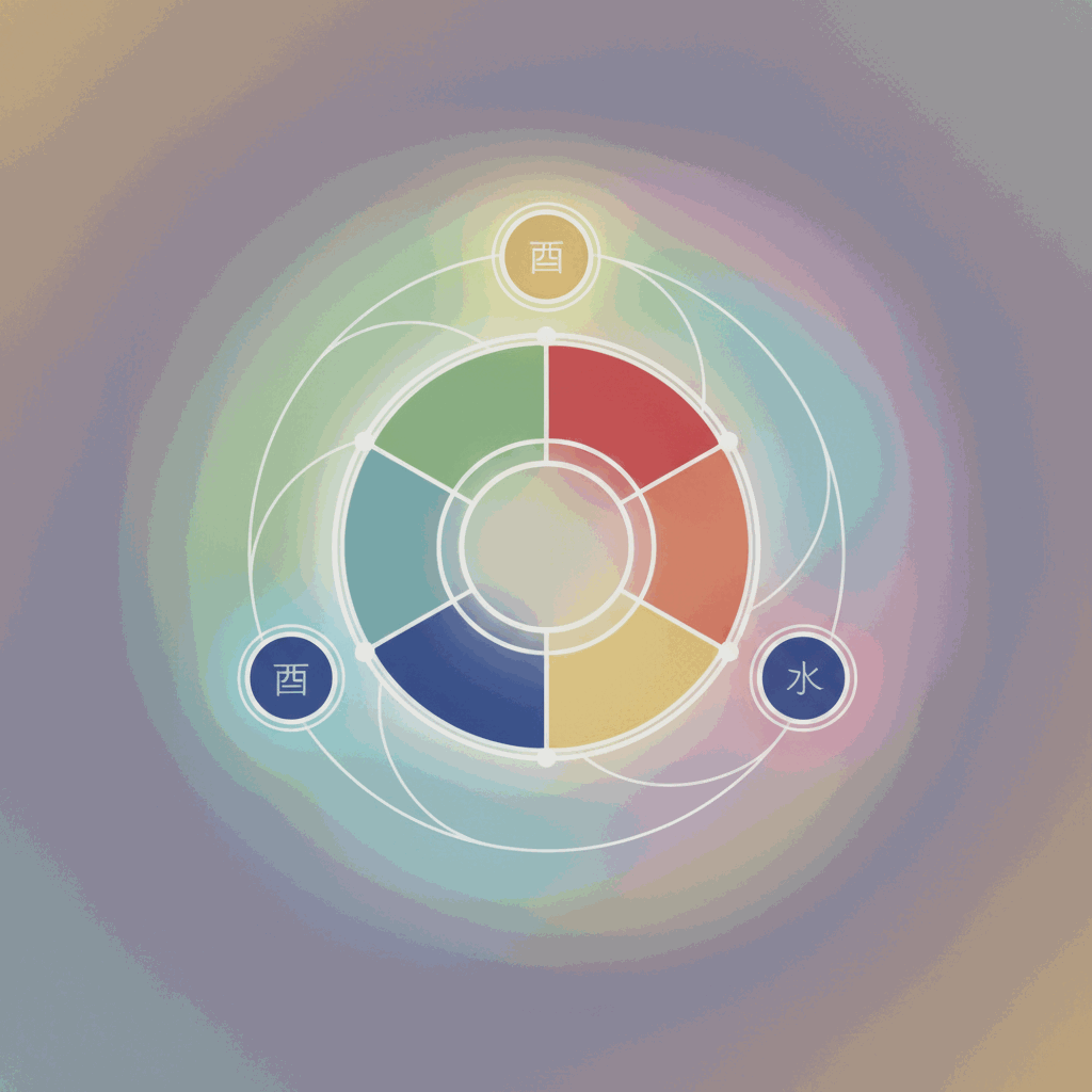 Five Elements energy types illustration