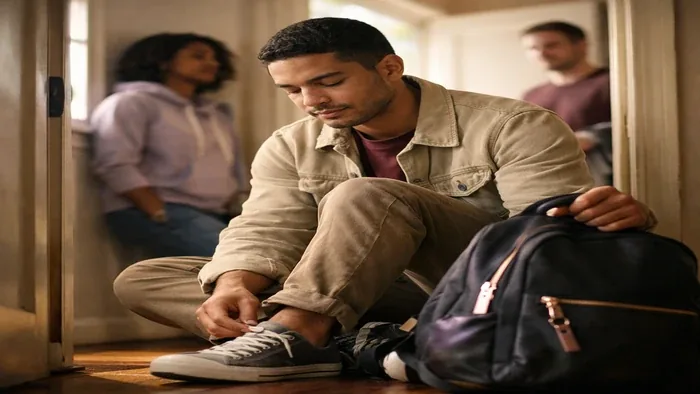 Getting ready to leave